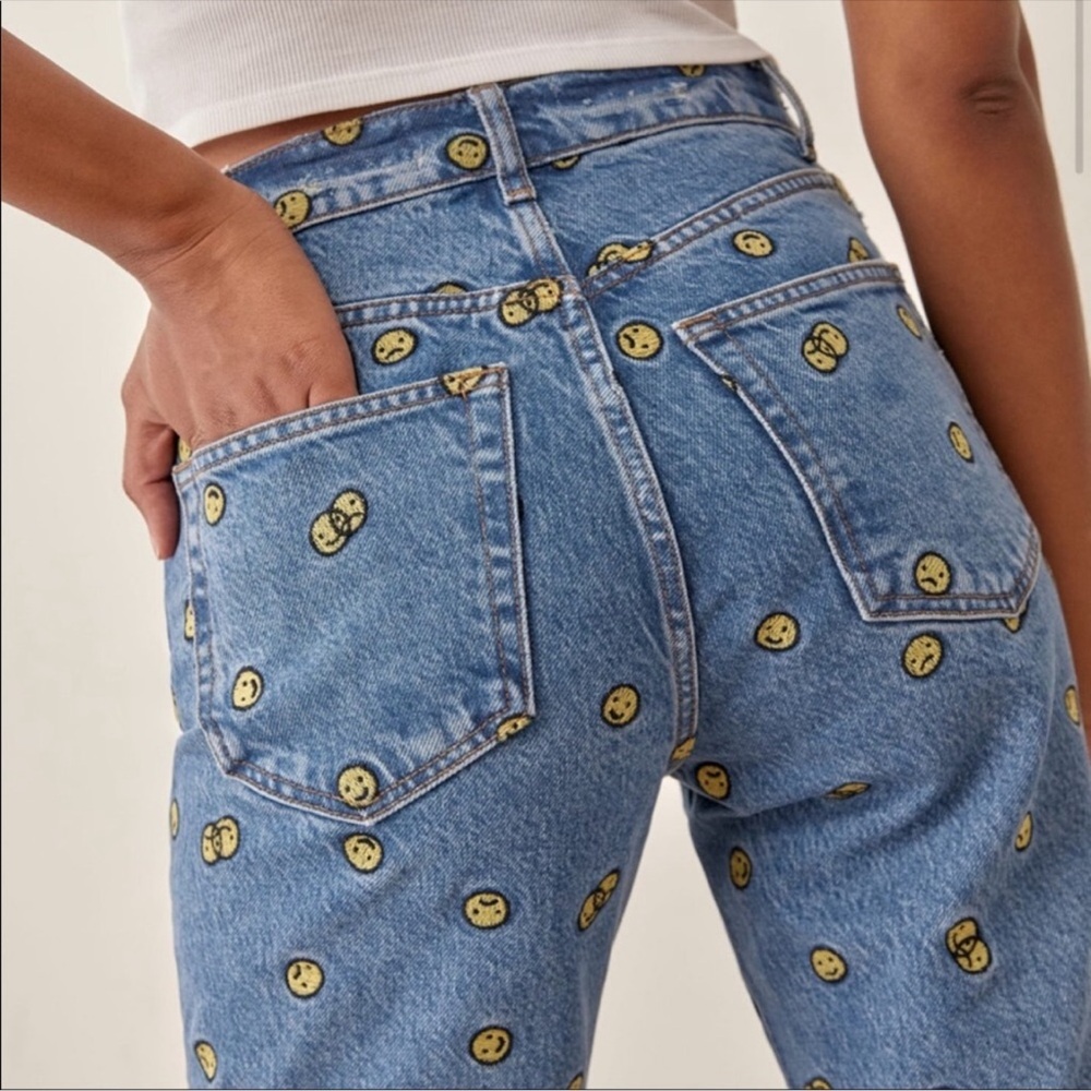 Reformation Mixed Emotions High Rise Straight Jeans nwot - Picture 10 of 11